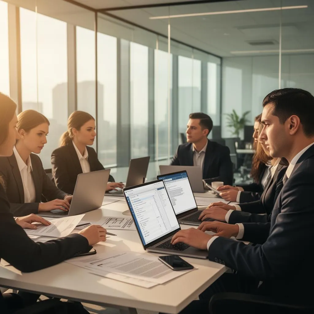 Legal team collaboration and secure messaging platform for law firm case coordination