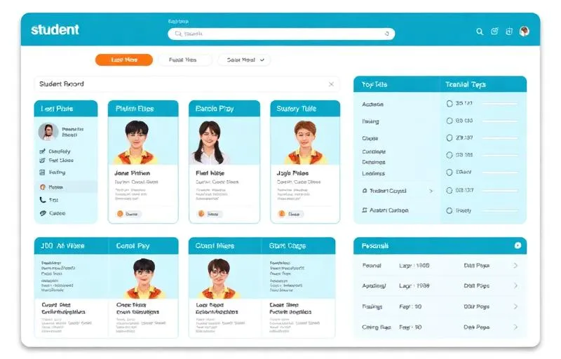 Student digital profile in the school information system